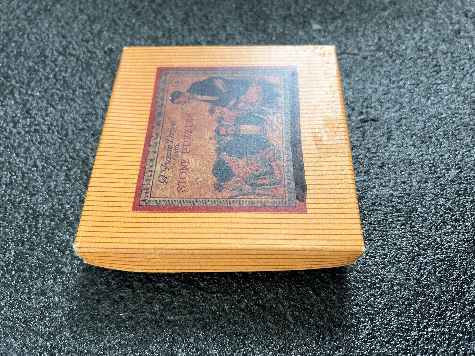 Vintage 1800’s Replica “ A Puzzle Drive “ Stone Puzzle #9 Complete W/ Booklet