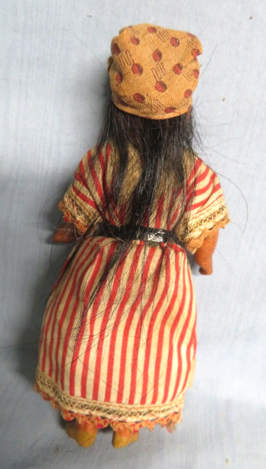 1900 BISQUE HEAD COMPOSITION BODY NATIVE AMERICAN INDIAN DOLL ARMAND MARSEILLE