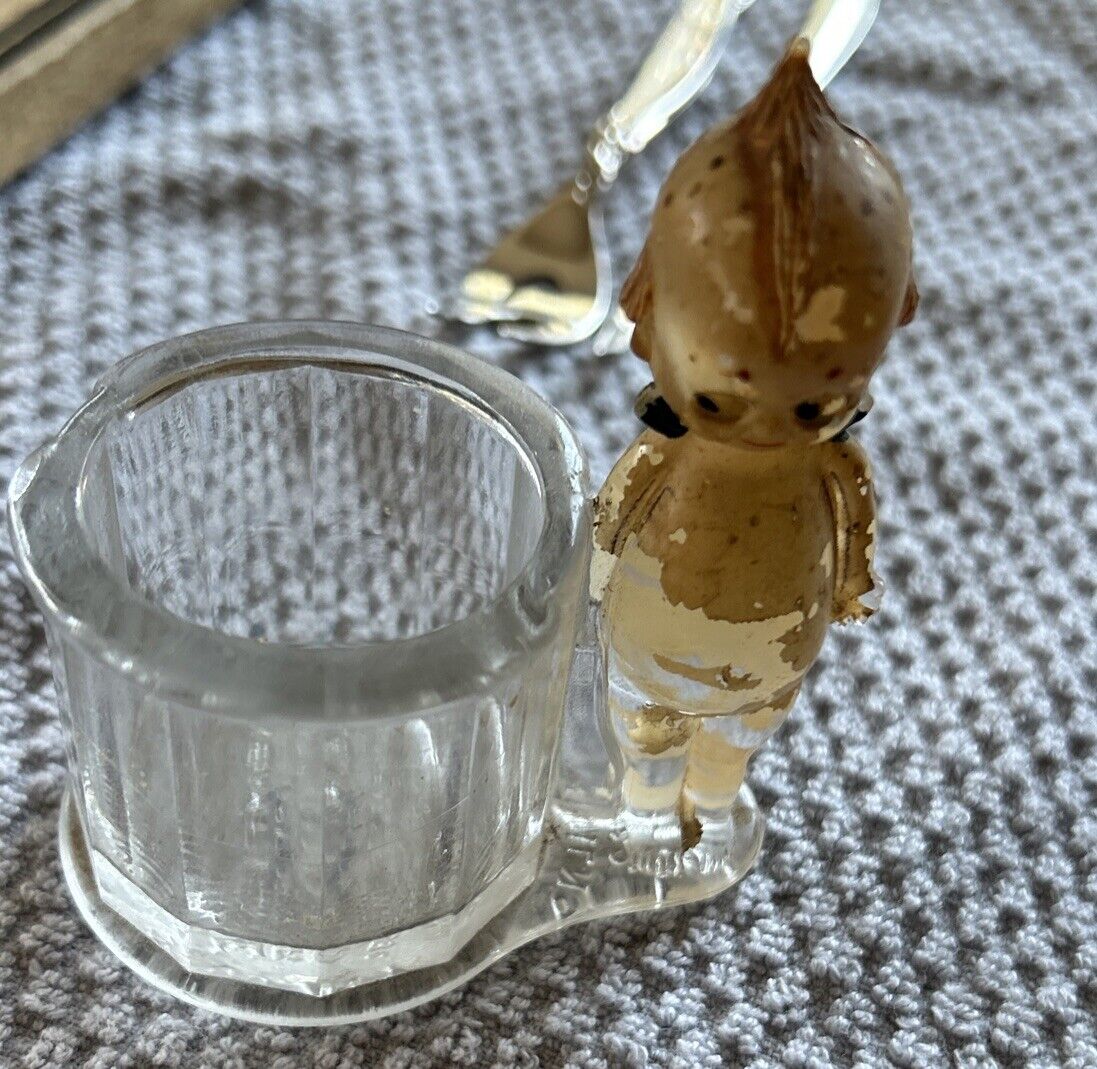 Antique 1900’s Kewpie Doll Toothpick Holder Geo Borgfeldt Co N.Y. Serial No 2862
