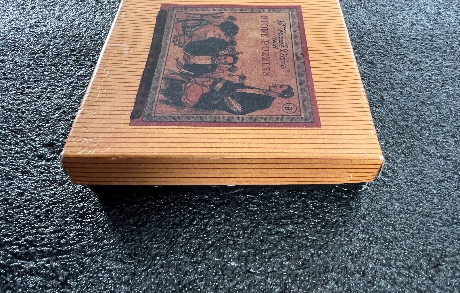 Vintage 1800’s Replica “ A Puzzle Drive “ Stone Puzzle #9 Complete W/ Booklet