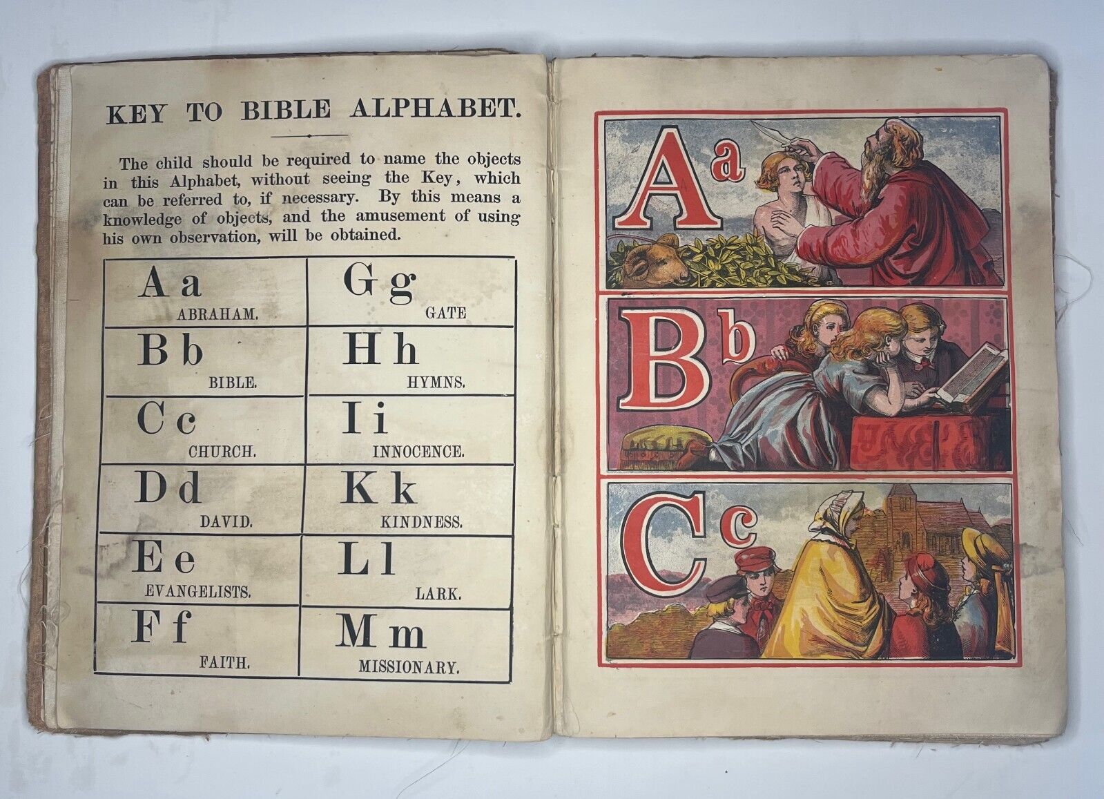 Warne's Mounted Picture Toy Book, 1800s, Rare Book