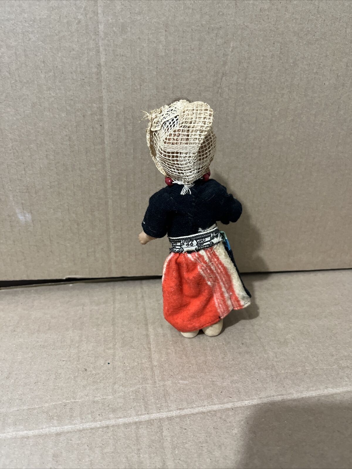 Antique Bisque Head Dutch Costumed Doll German 1900s Dress