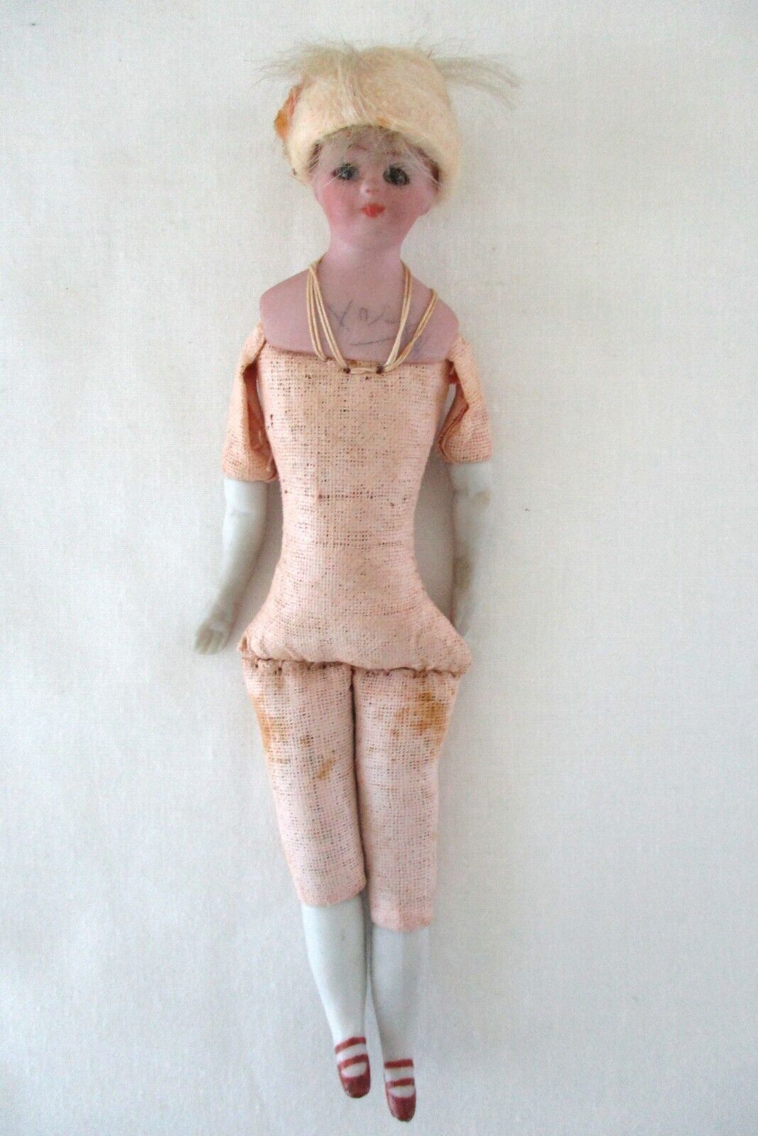 Antique ,SIMON & HALBIG,#1160, early 1900's, German, Bisque, Head Doll, 6"
