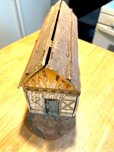 LATE 1800S EARLY 1900S LARGE SIZE NOAH'S ARK WITH 11 ANIMALS MADE IN GERMANY