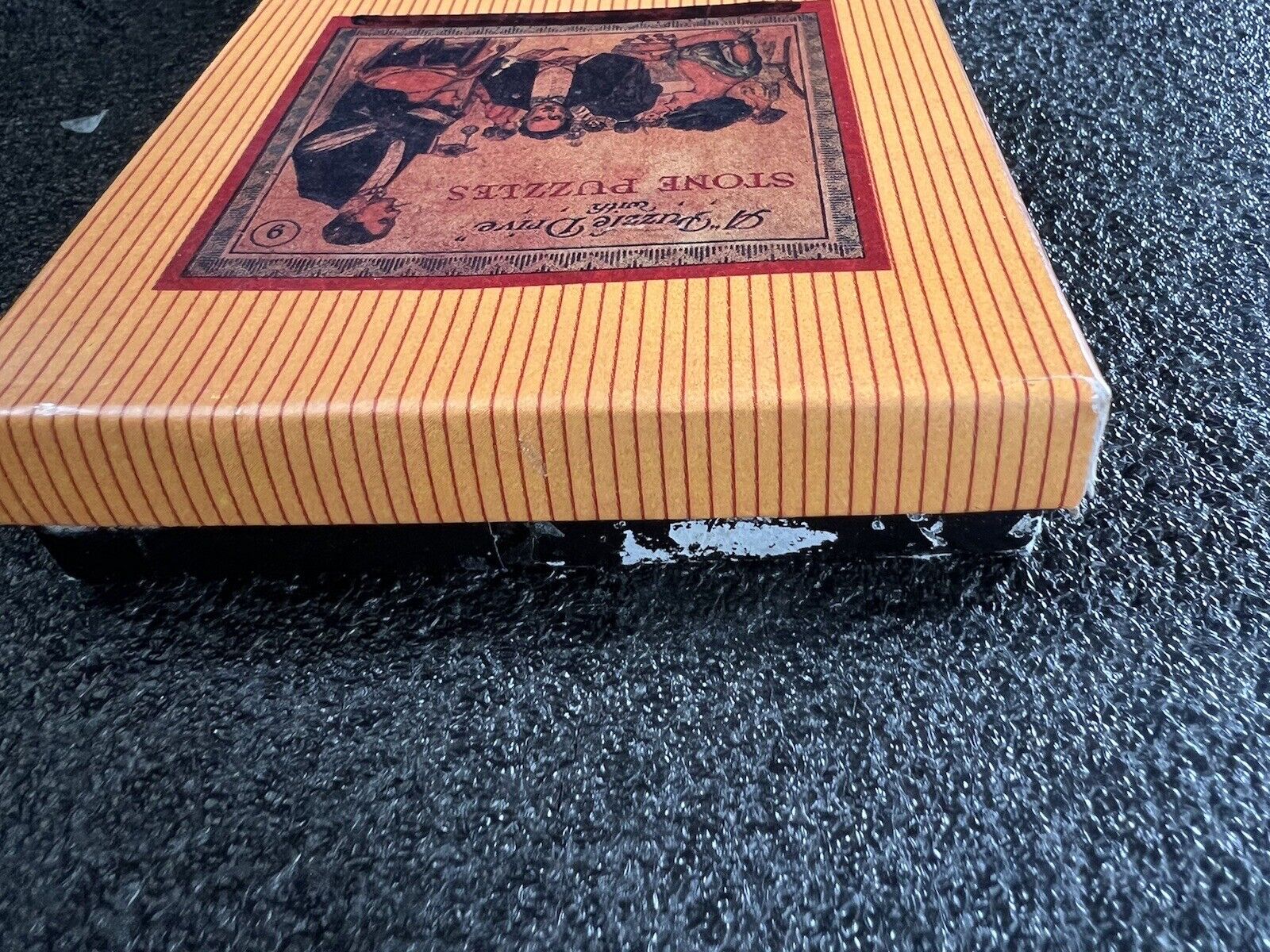 Vintage 1800’s Replica “ A Puzzle Drive “ Stone Puzzle #9 Complete W/ Booklet