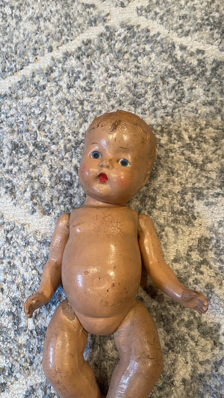 Vintage Rare Early 1900’s Composition Baby Doll