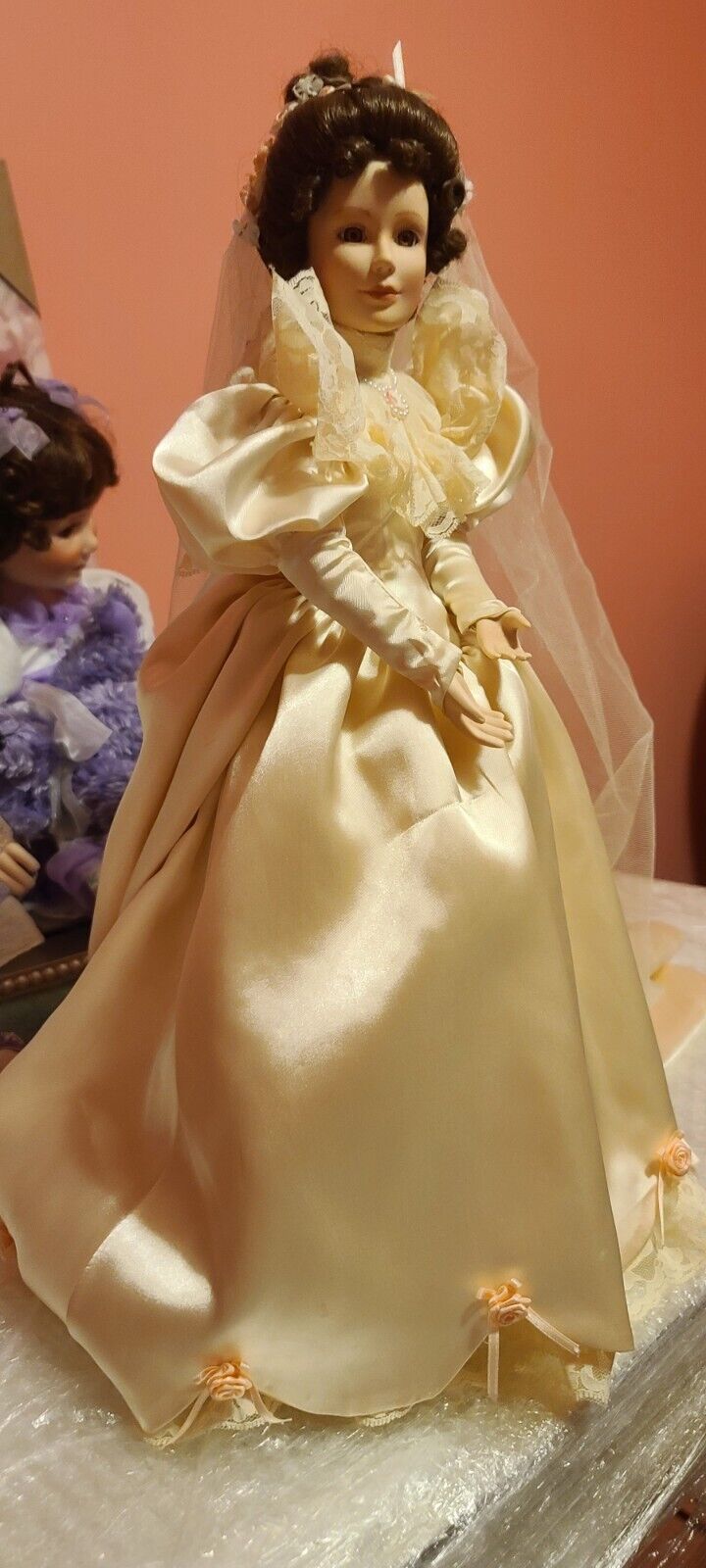 Elizabeth's 1900's Wedding Dress Doll - Bride Doll by Ashton-Drake 