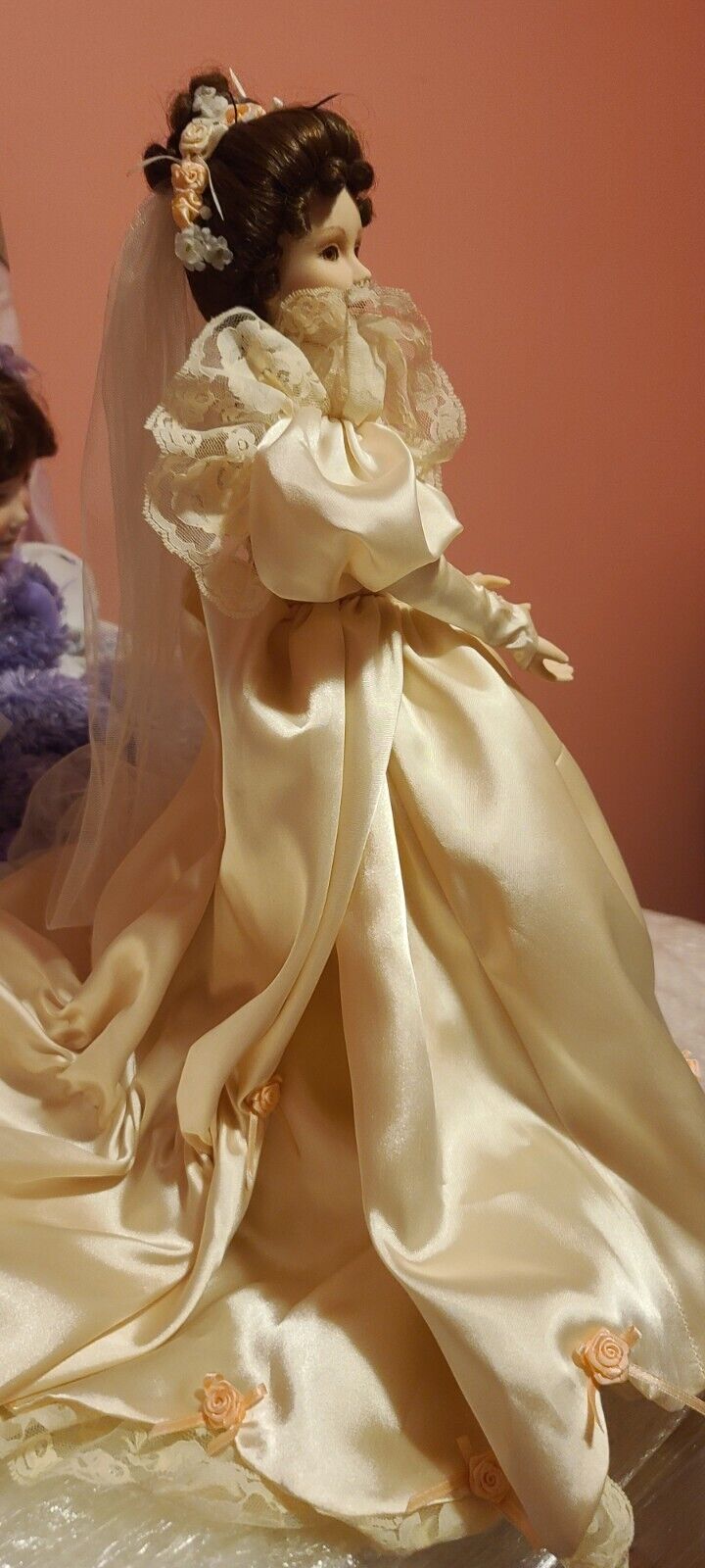 Elizabeth's 1900's Wedding Dress Doll - Bride Doll by Ashton-Drake 