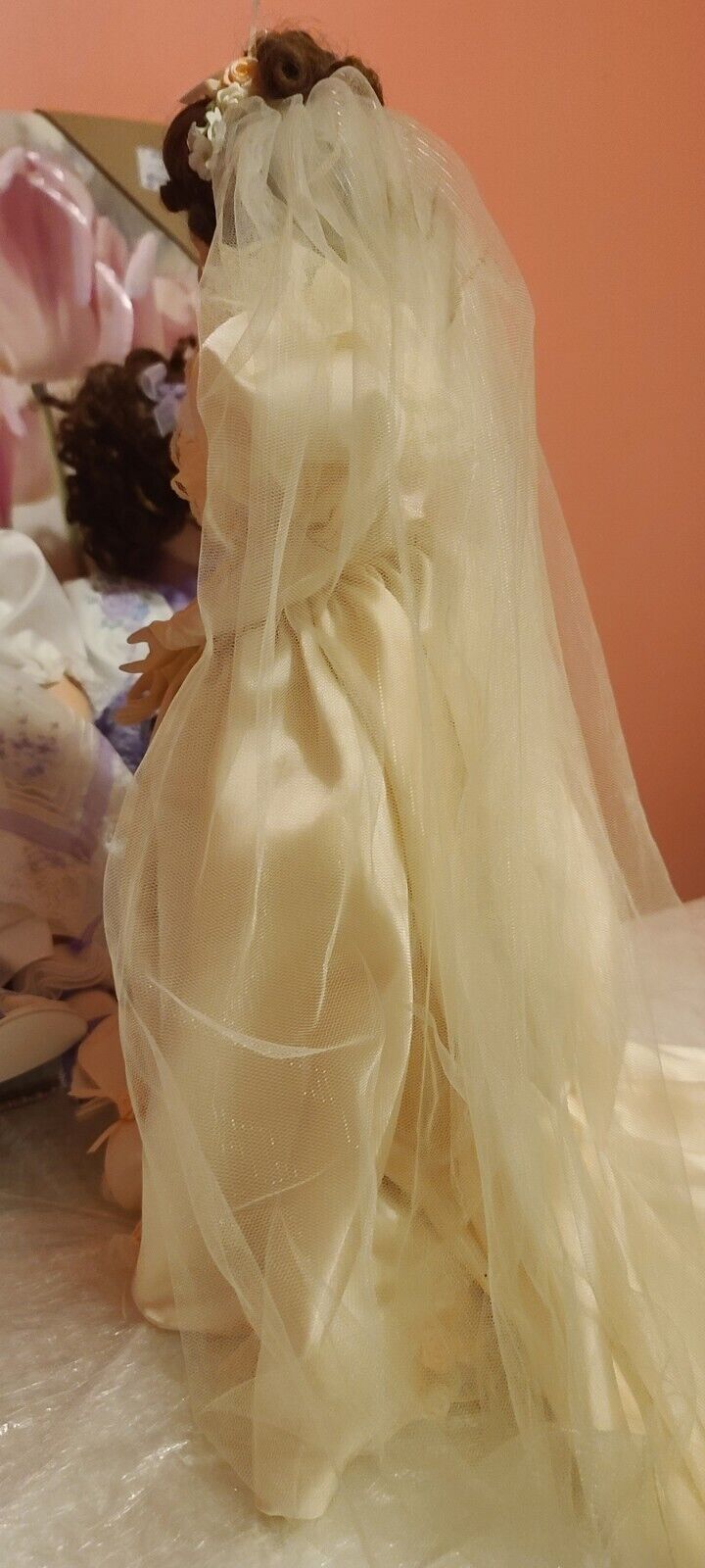 Elizabeth's 1900's Wedding Dress Doll - Bride Doll by Ashton-Drake 