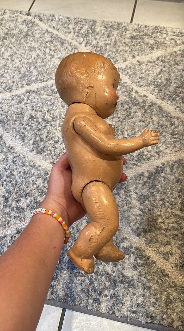 Vintage Rare Early 1900’s Composition Baby Doll