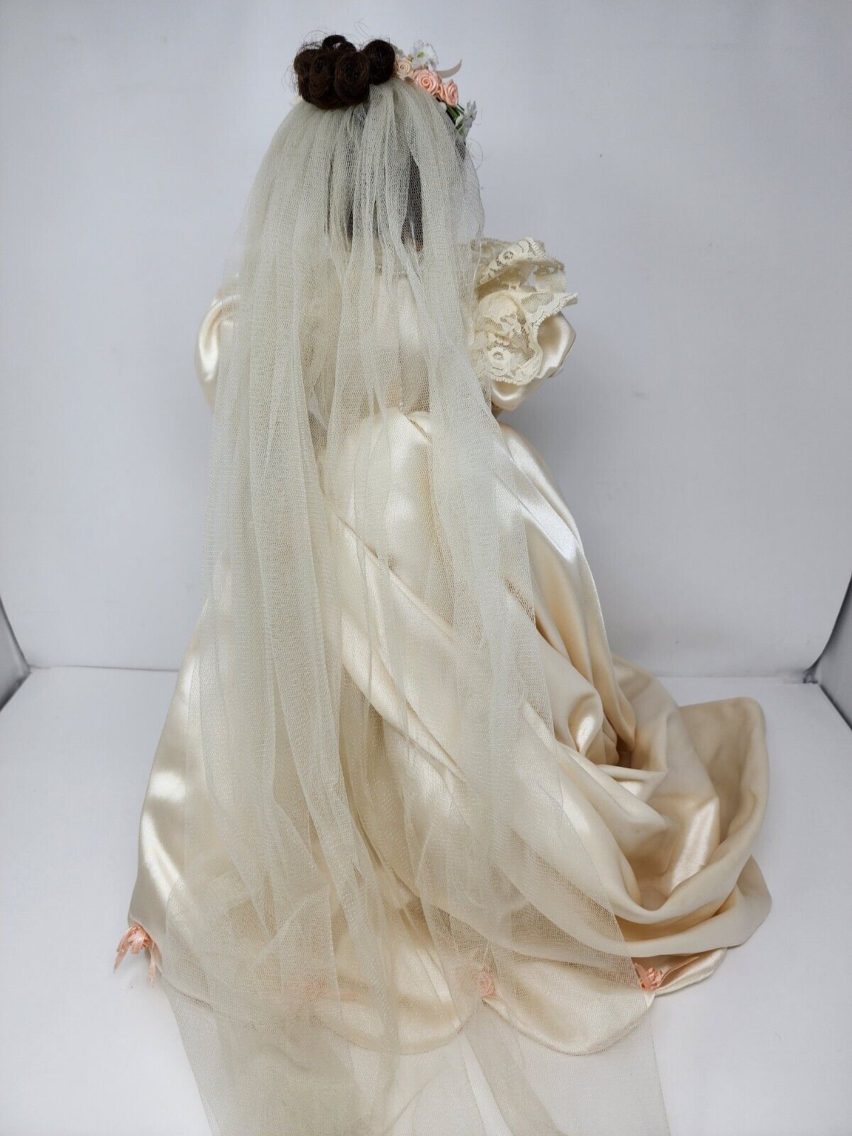 The Ashton Drake Galleries Elizabeth 1900's Wedding Dress Porcelain Doll