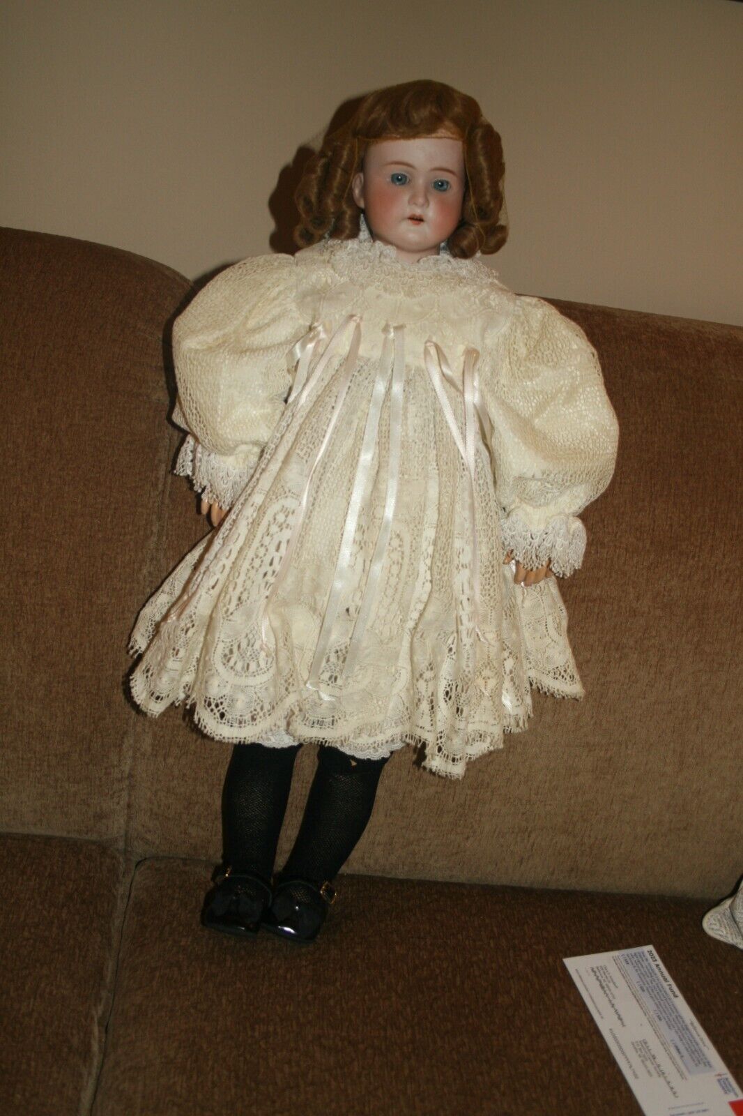 REDUCED 28" Mabel Bisque A & M Doll Amerikid Body/Wooden/Compo Limbs