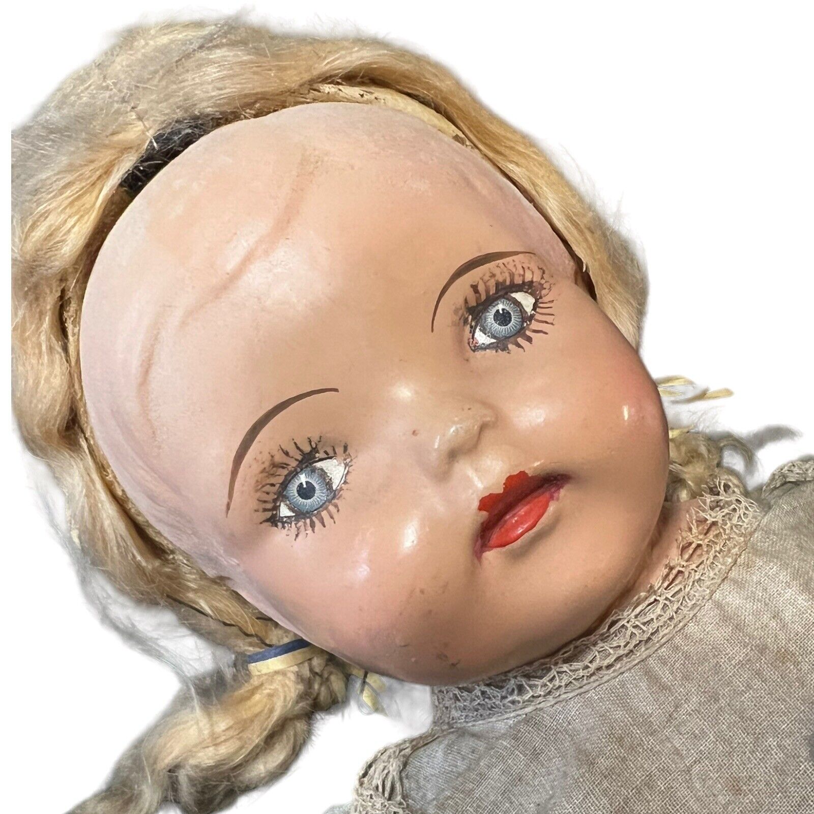 Antique American Doll Company Composition And Cloth Doll Early 1900s-1930s