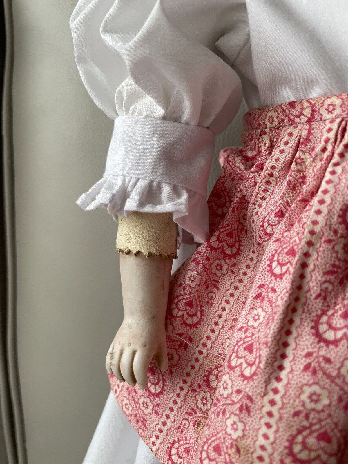Antique 1900's German Bisque Head J R Kestner 148 Doll Original Jointed 20” 
