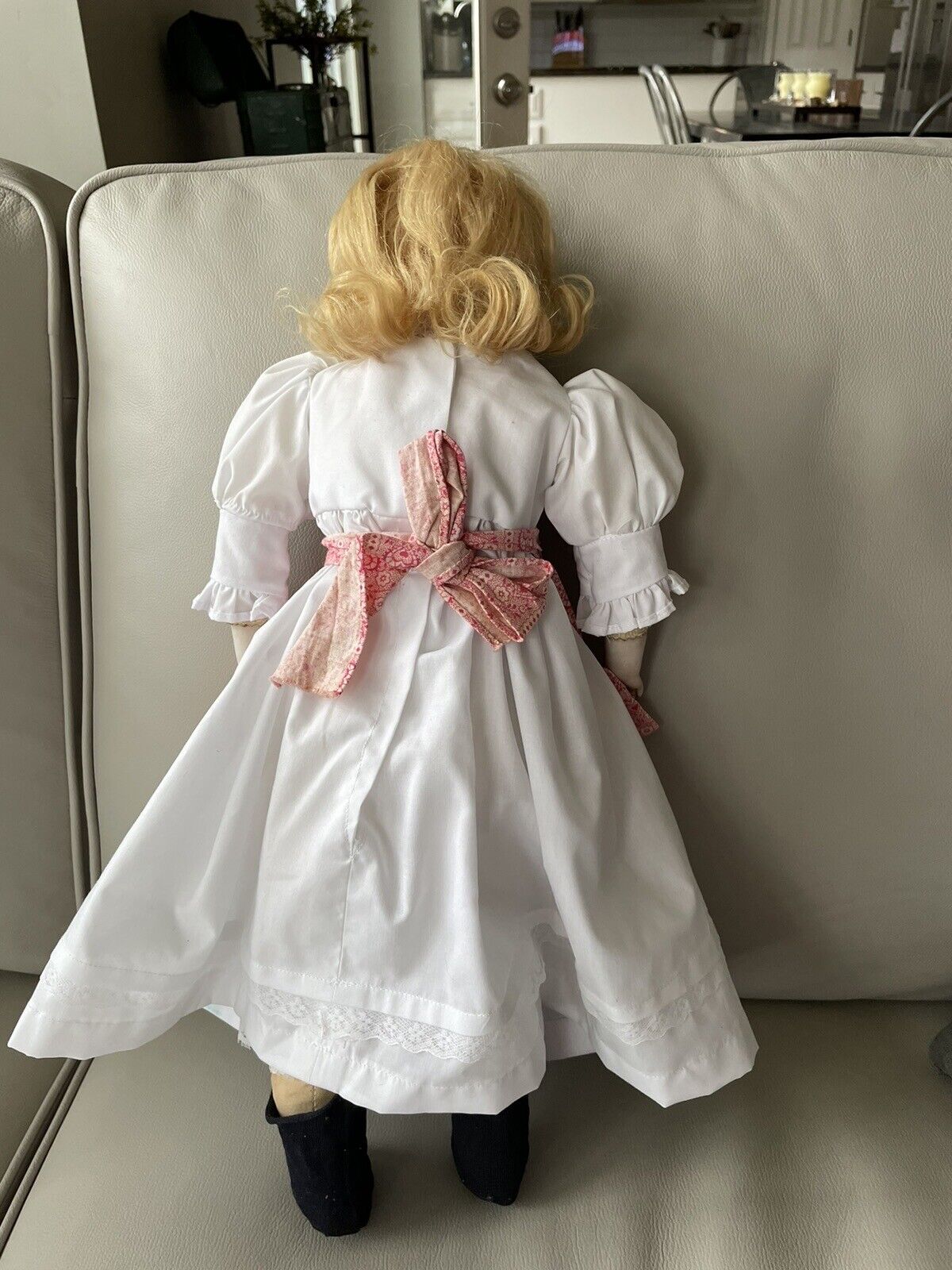 Antique 1900's German Bisque Head J R Kestner 148 Doll Original Jointed 20” 
