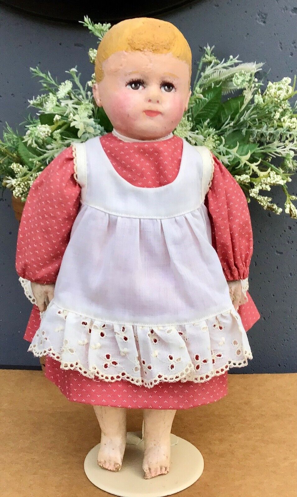 RARE Early 1900s Martha Chase  Style Antique Doll - 15 Inch, Painted Features