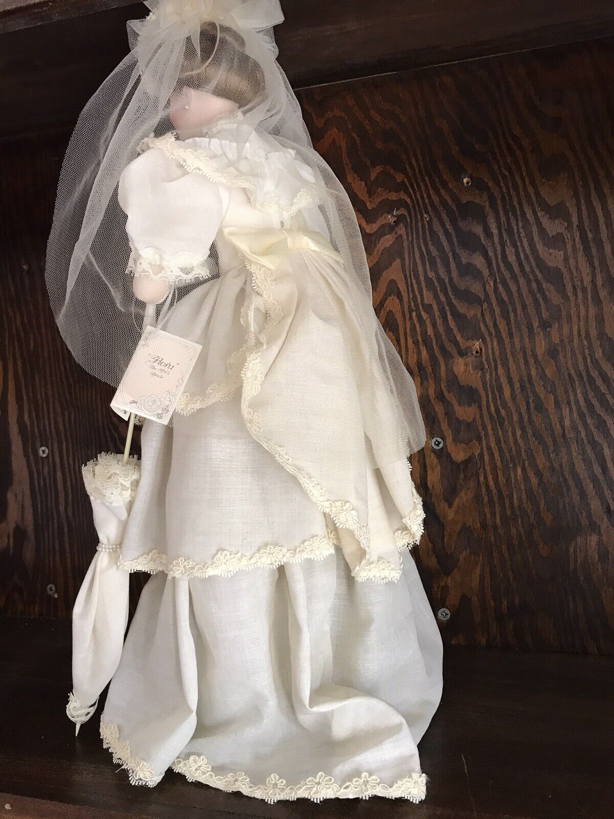Ashton Drake Roman FLORA The 1900's BRIDE 18" DOLL Porcelain Brides of Century
