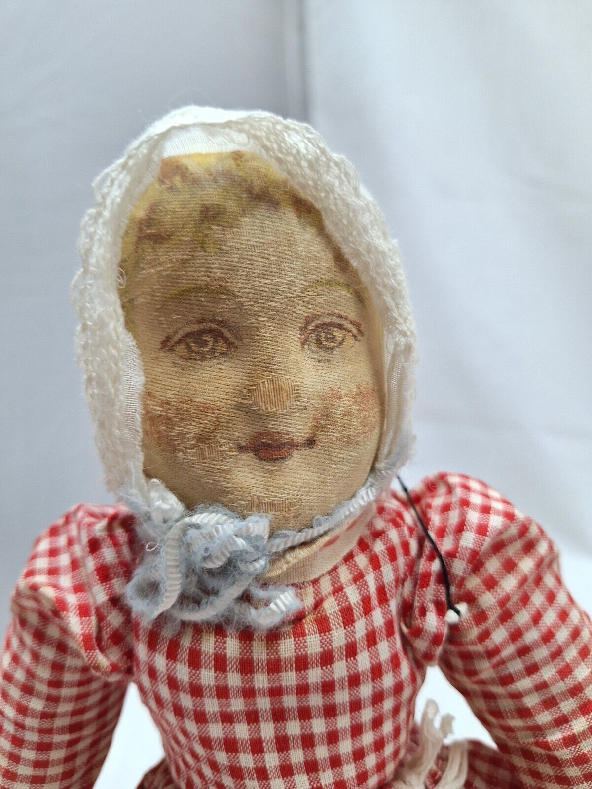 Antique 12" Topsy Turvy Doll w/Losses Bruckner NJ USA c1900 As Found