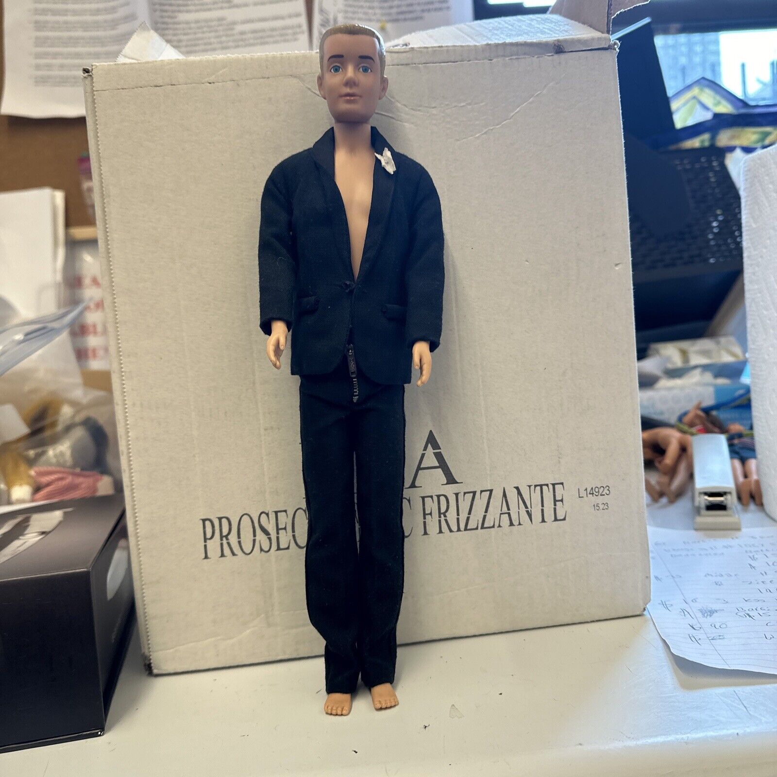 Vintage Ken Doll 1900s Foot Stamped Japan Dressed in suit