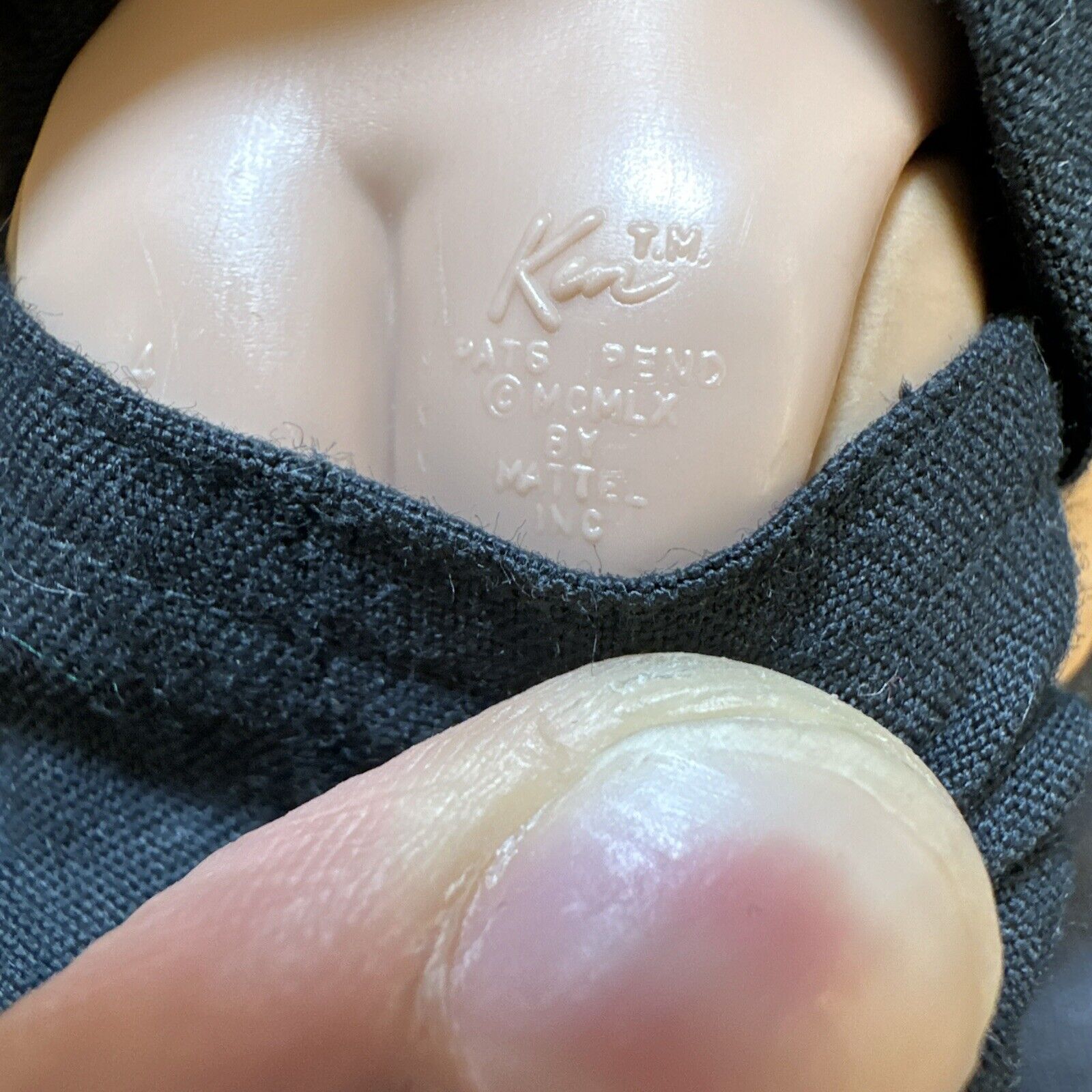 Vintage Ken Doll 1900s Foot Stamped Japan Dressed in suit
