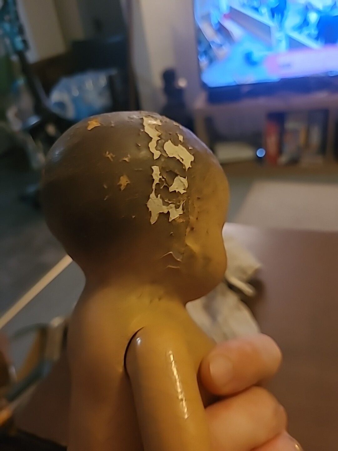 Antique Doll Composite Approx 12 Inches Moveable Legs And Arms Early 1900s ?