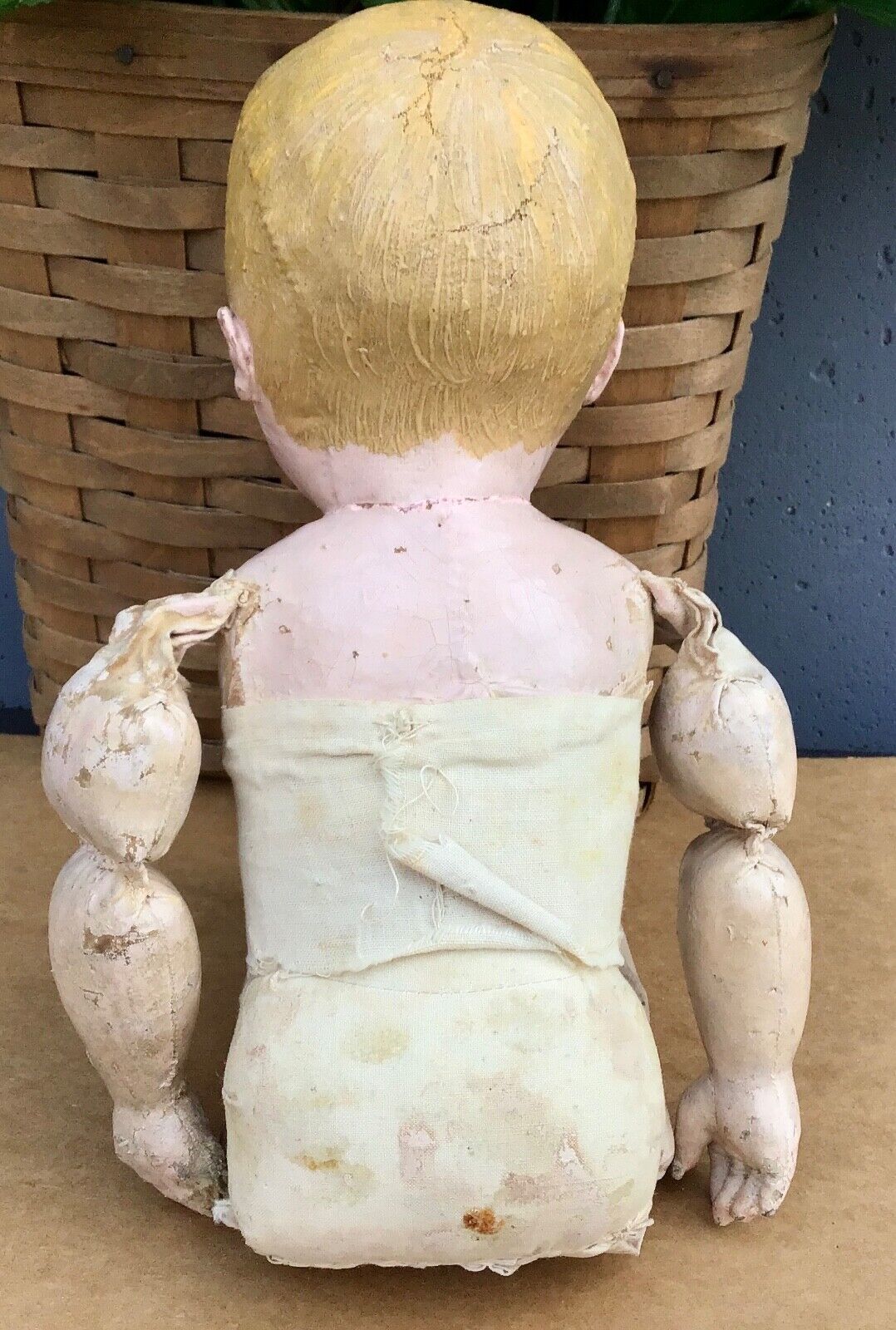 RARE Early 1900s Martha Chase  Style Antique Doll - 15 Inch, Painted Features
