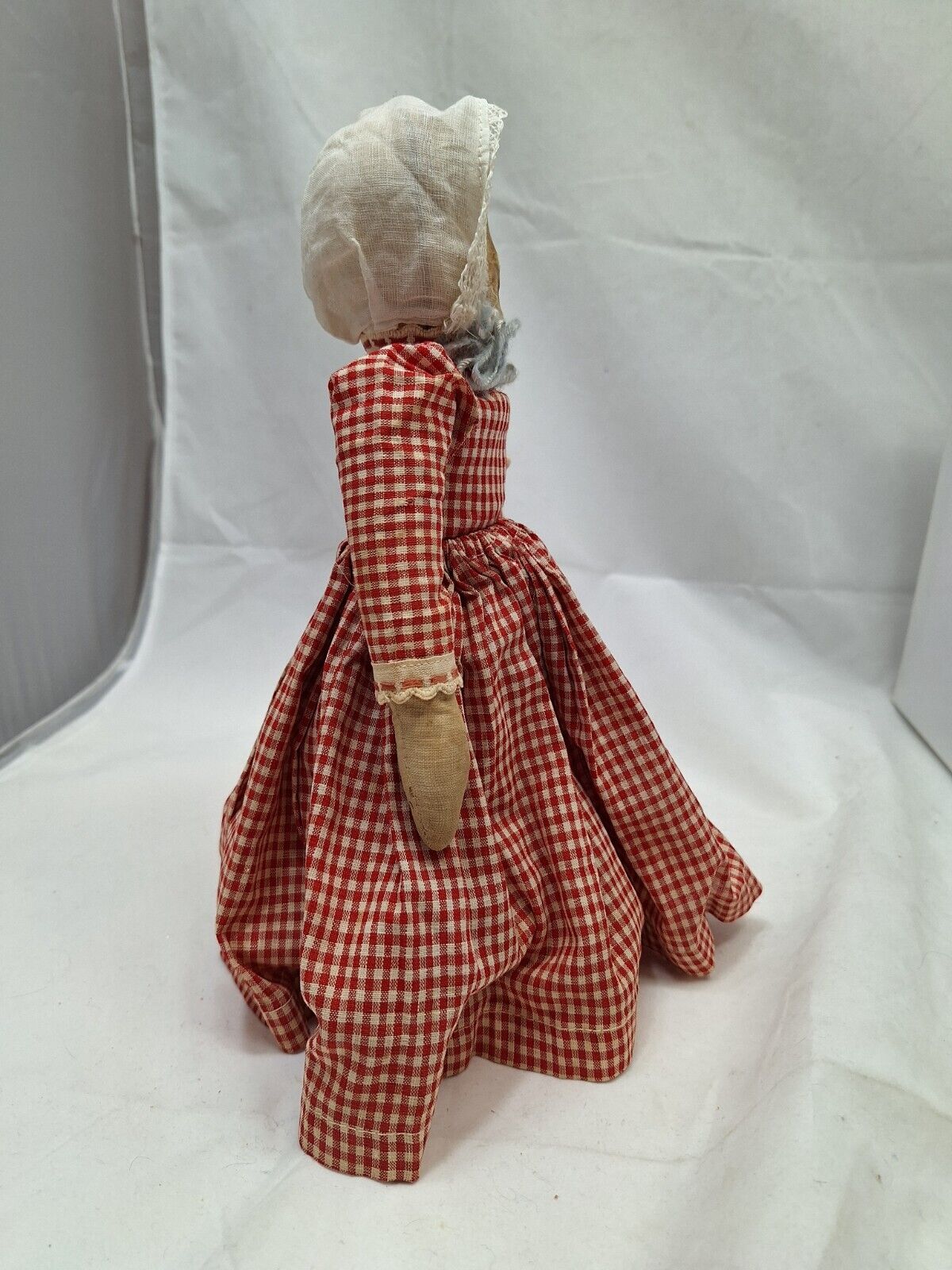 Antique 12" Topsy Turvy Doll w/Losses Bruckner NJ USA c1900 As Found