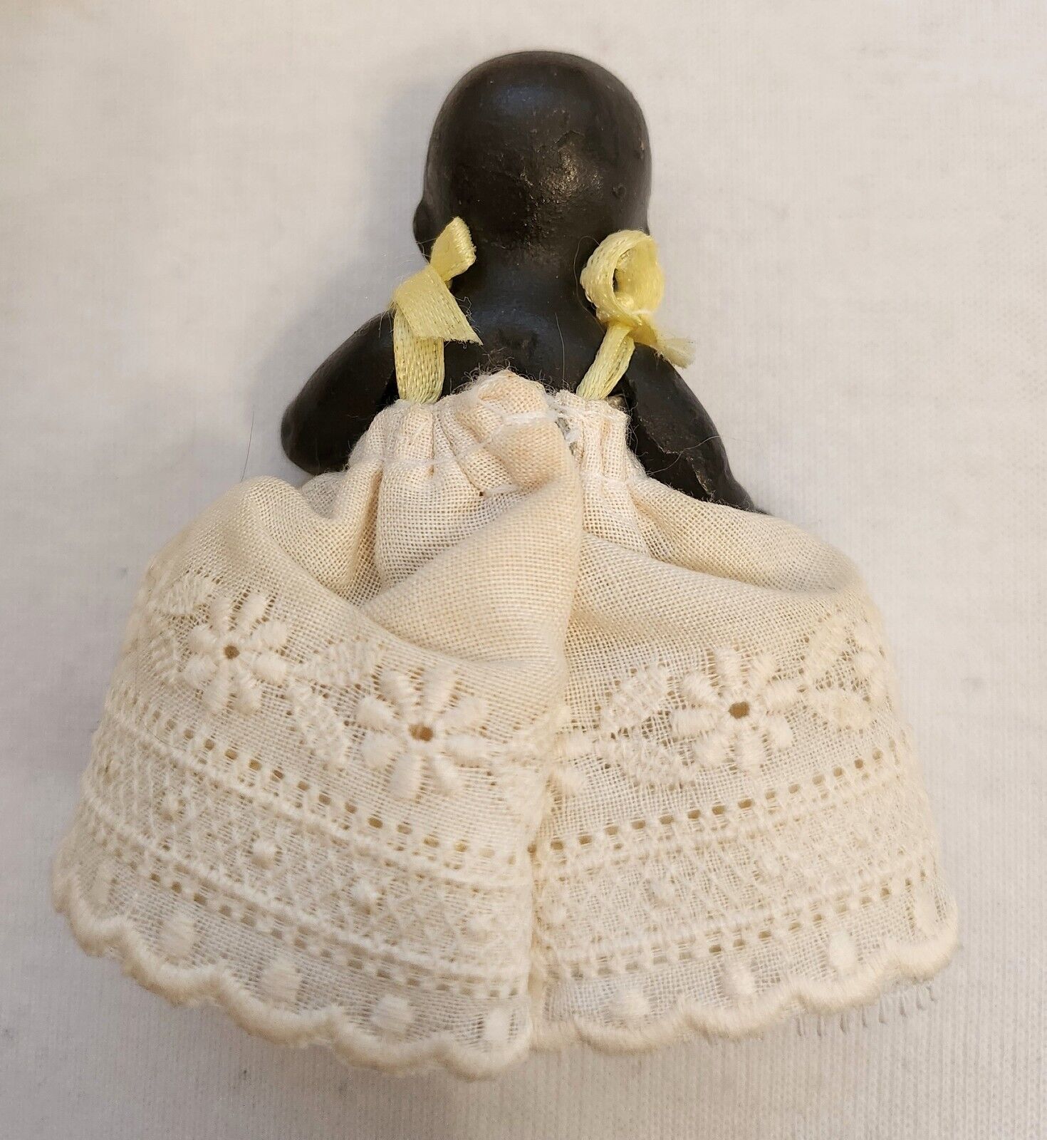 Early 1900s Black Americana Japan Bisque Baby Dolls in Orig. Clothing  Set Of 3