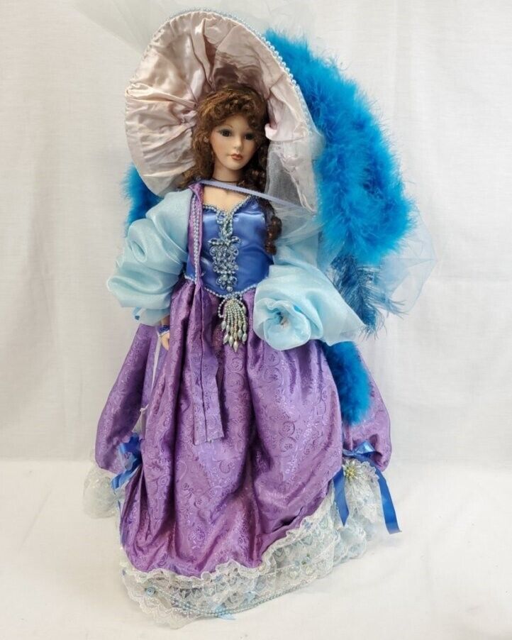 VINTAGE 27" Custom 1800s Era Porcelain Doll Made by Helene