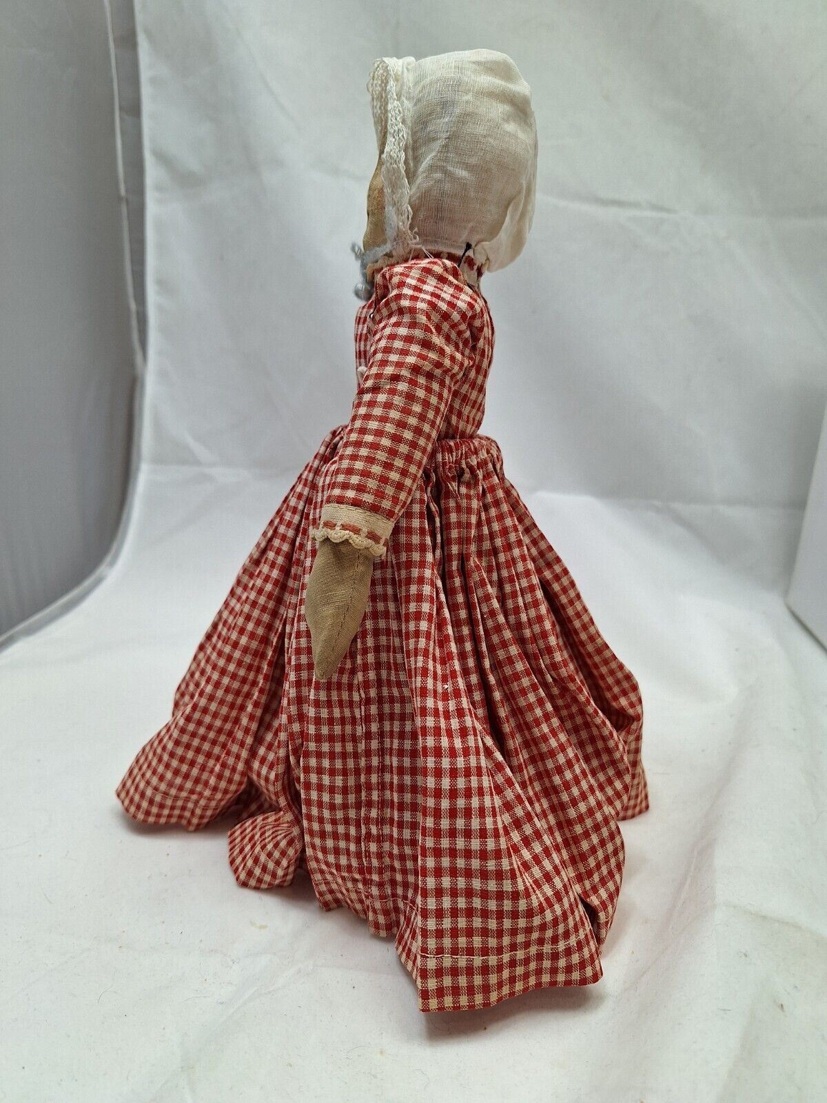 Antique 12" Topsy Turvy Doll w/Losses Bruckner NJ USA c1900 As Found