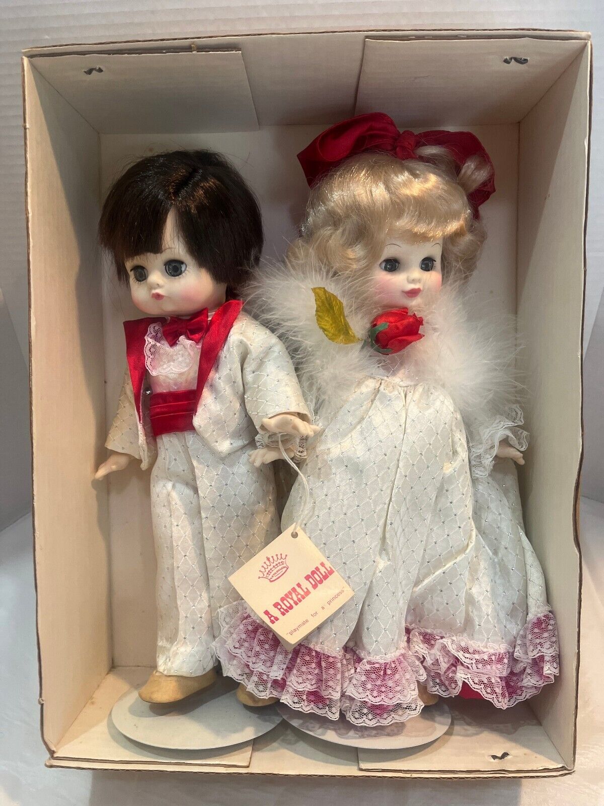 Vintage A Royal House of Dolls Playmate For A Princess Dolls Early 1900’s
