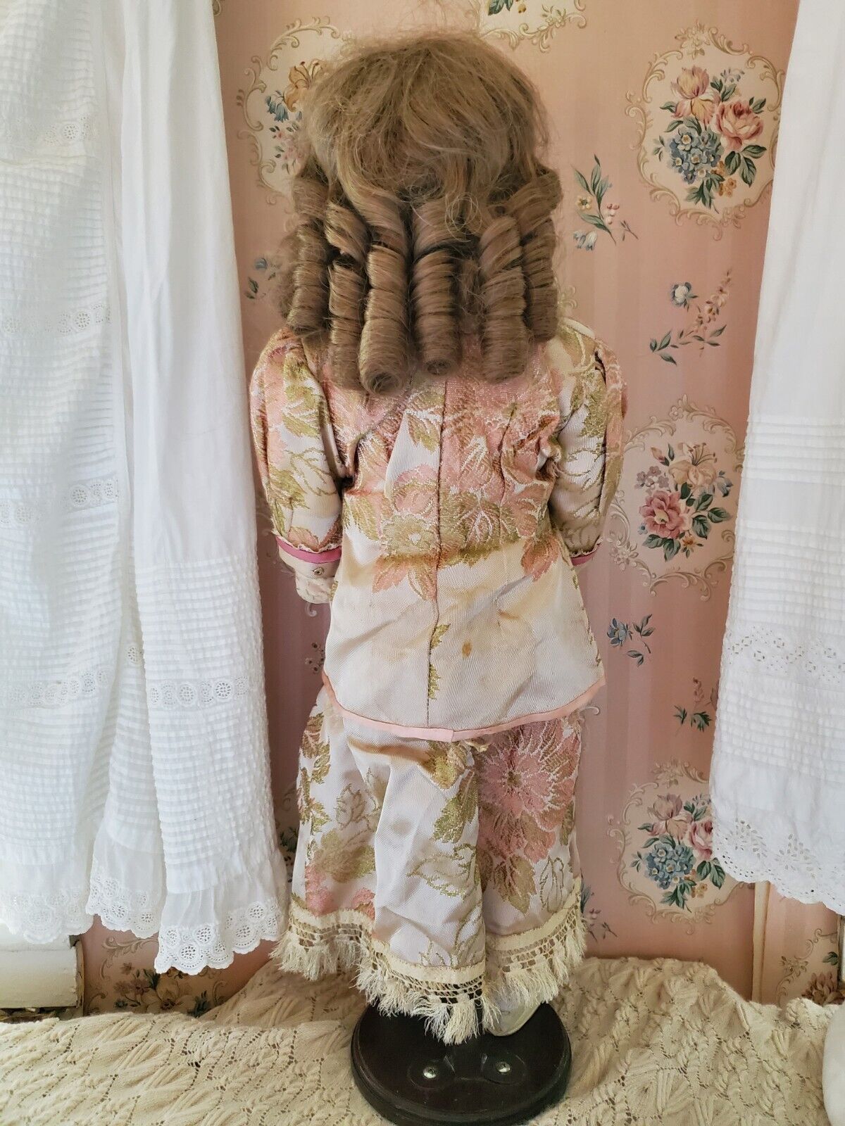Antique 23"  Queen Louise 100 German Bisque Doll, compo body, Armand Marseille