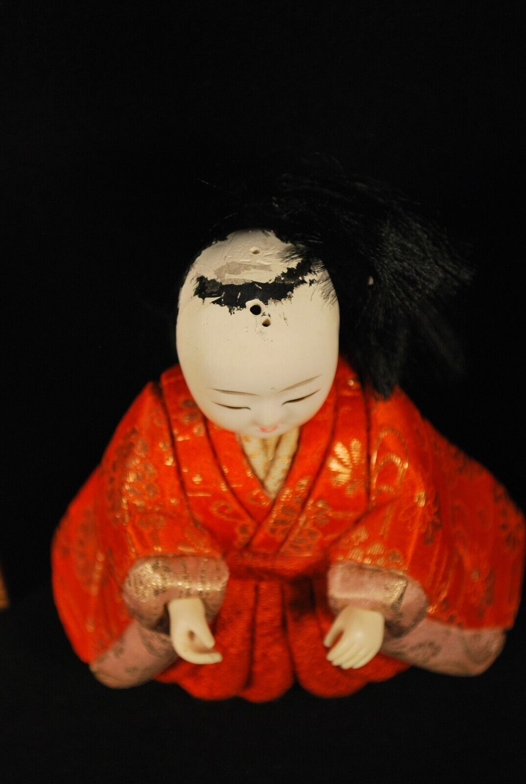 13 VINTAGE MID 1900'S JAPANESE KIMEKOMI HINA NINGYO DOLLS / LOT