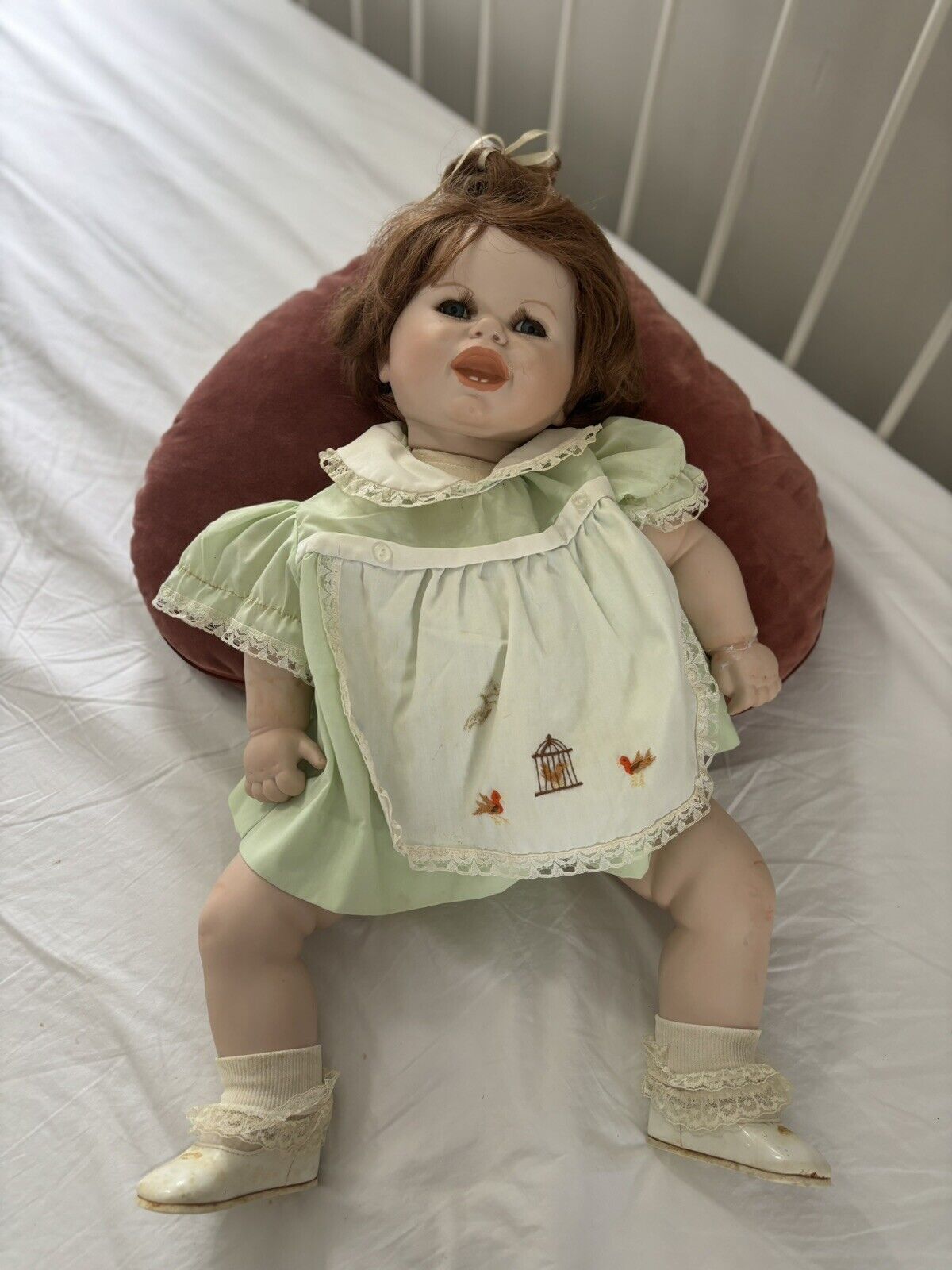 Hundred Lili Antique Vintage Baby Doll Porcelain Early 1900’s Rare Find