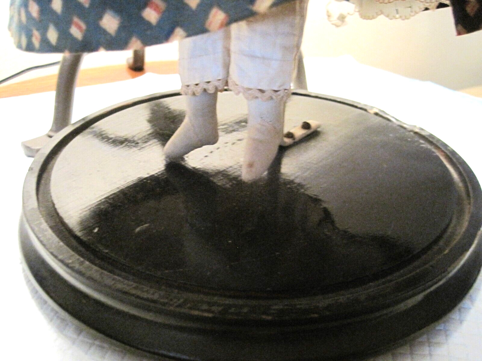 14" Vintage Doll from 1800's Germany w/china head, hands and forearms