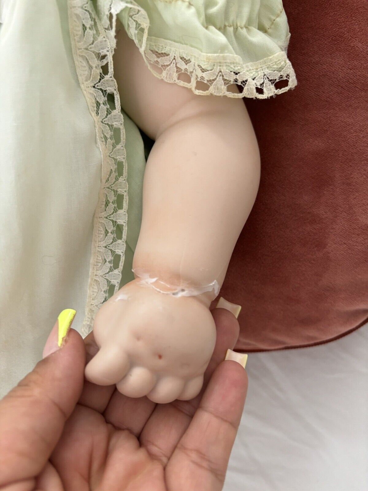 Hundred Lili Antique Vintage Baby Doll Porcelain Early 1900’s Rare Find