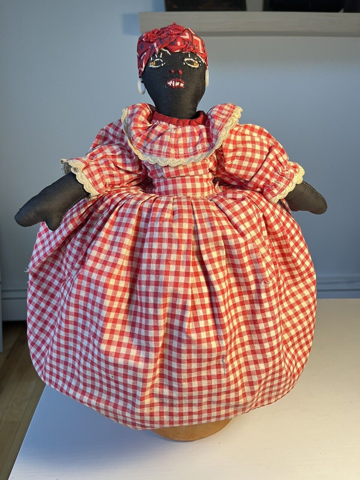 Antique / Vintage Early Handmade Topsy Turvy Doll Late 1800's to early 1900's