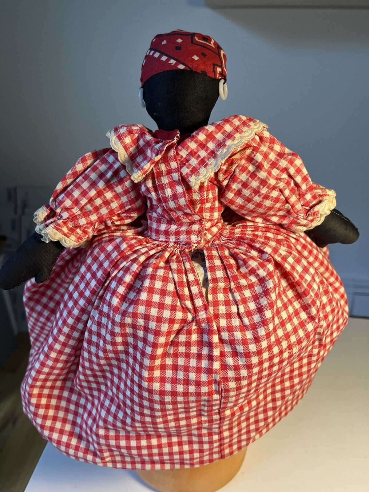 Antique / Vintage Early Handmade Topsy Turvy Doll Late 1800's to early 1900's