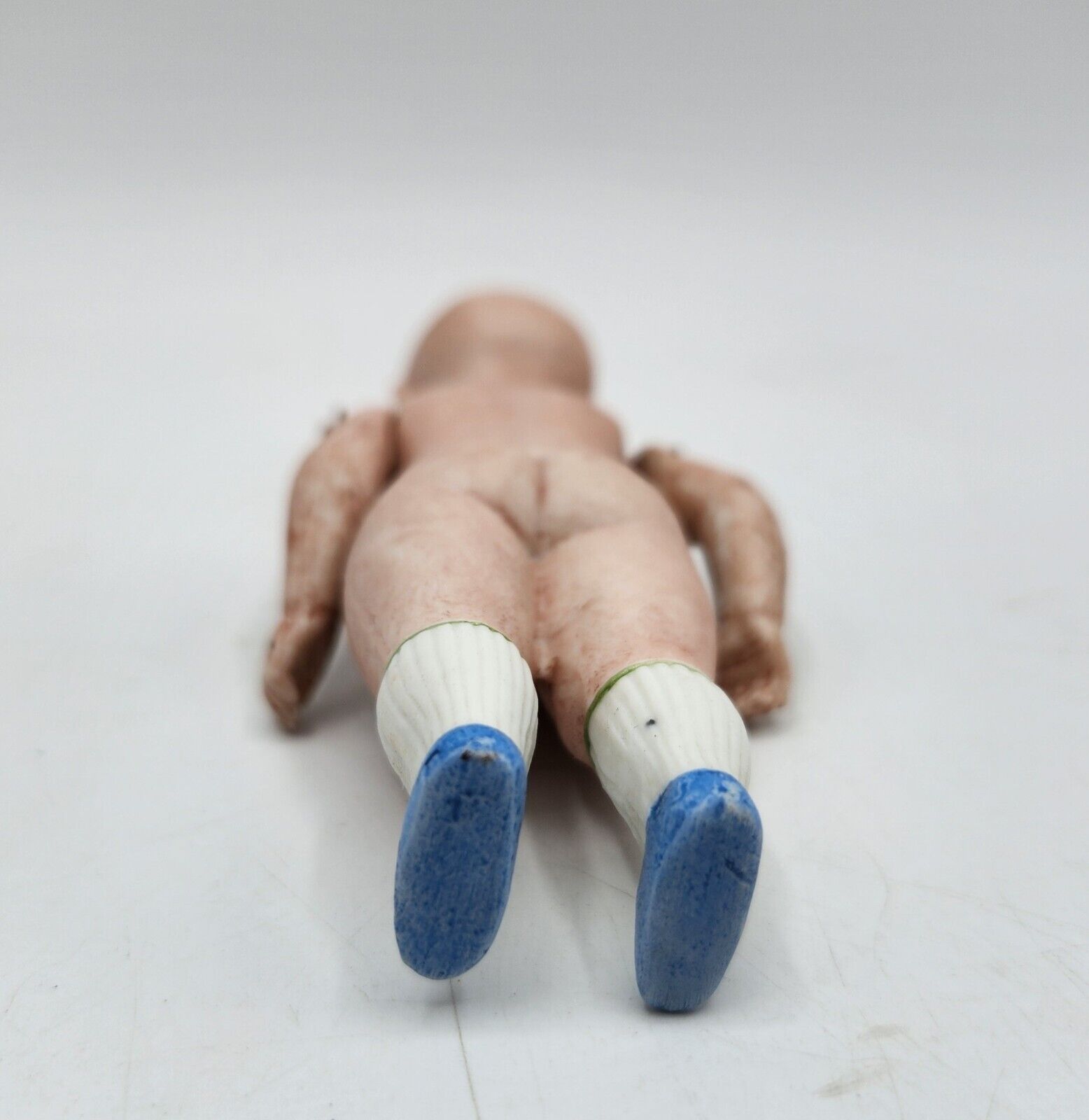 Early 1900's All Bisque Germany Doll  4 1/4" Marked 5012 Wire Jointed Arms