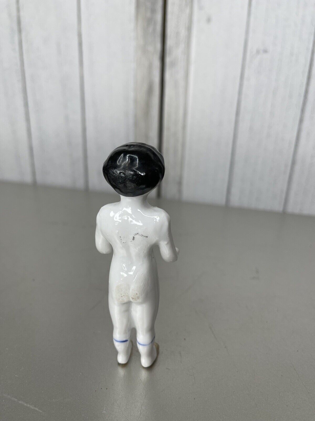 Antique 1800's GERMANY Miniature WHITE CHINA FROZEN CHARLOTTE 4.25in Doll