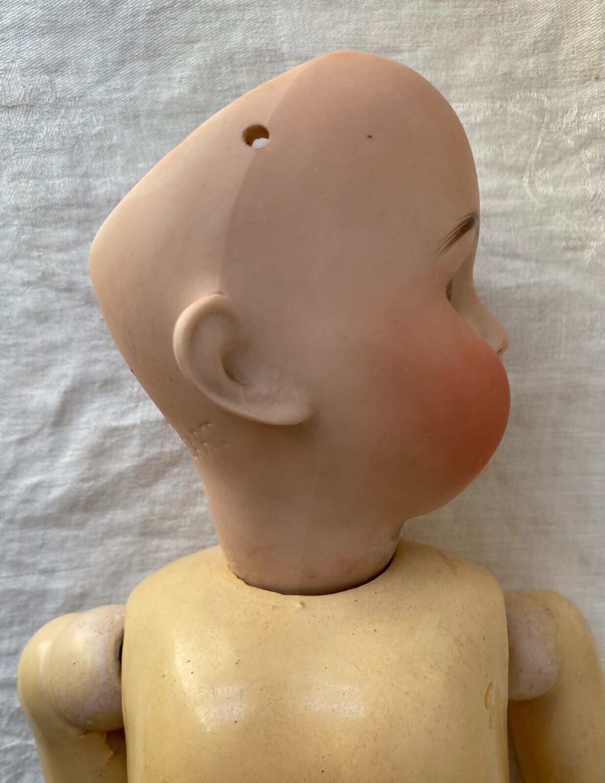 RARE 1900s Little Sweetheart German Bisque Doll- Markenschultz - B.J& Co. 20"H