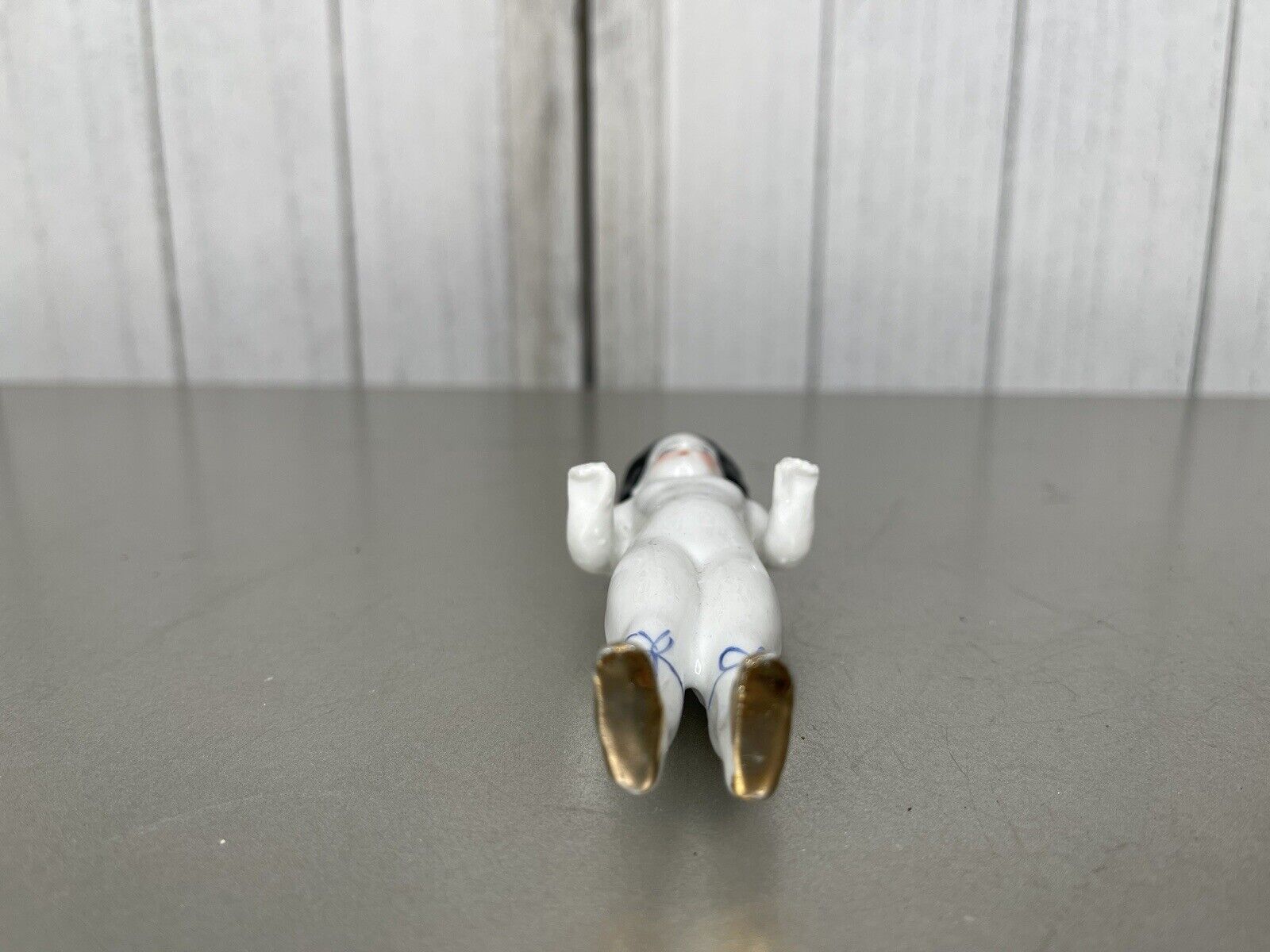 Antique 1800's GERMANY Miniature WHITE CHINA FROZEN CHARLOTTE 4.25in Doll