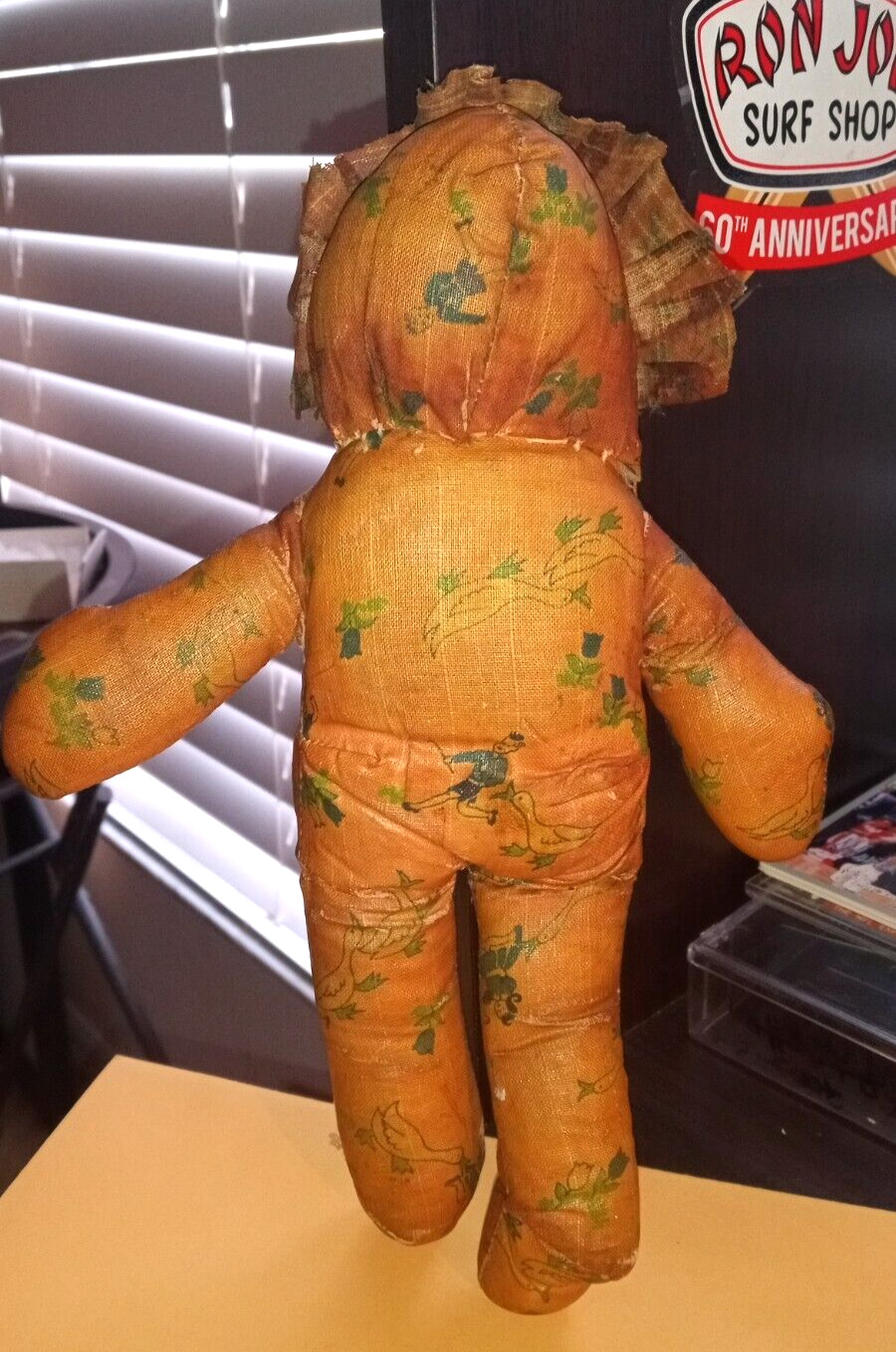 Rare Late 1800's Early 1900's Hand Stitched Doll 10" - Beautiful Desighn