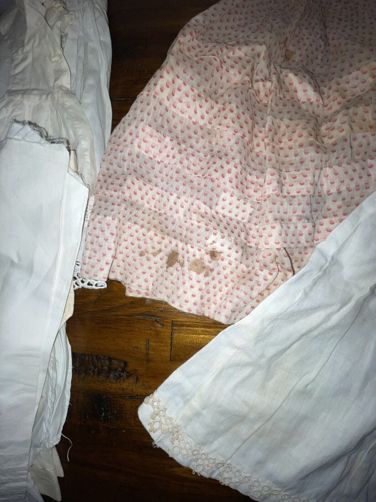 LOT 130: Antique DOLL CLOTHES 1870's-1900**   17 PIECES **
