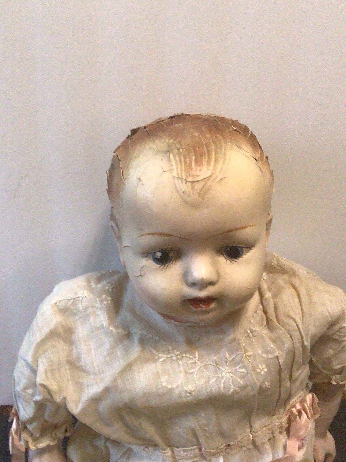 Rare 1800’s Early Americana 23in Doll w/original clothes