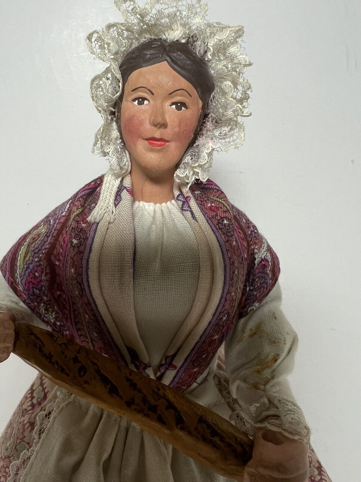Bread Woman Doll 1800’s Clothing Look Grandma Abuela Handmade Vtg