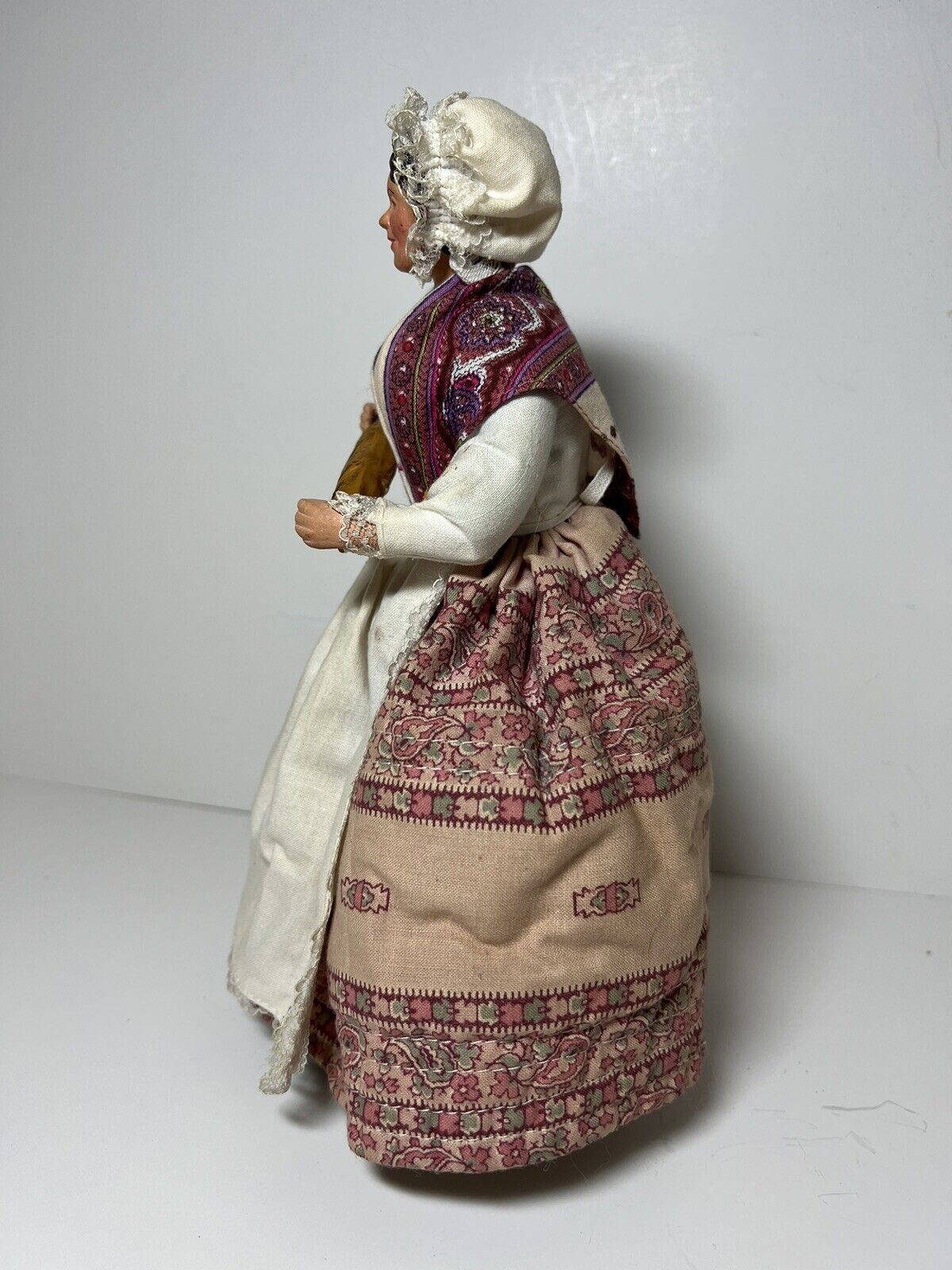 Bread Woman Doll 1800’s Clothing Look Grandma Abuela Handmade Vtg