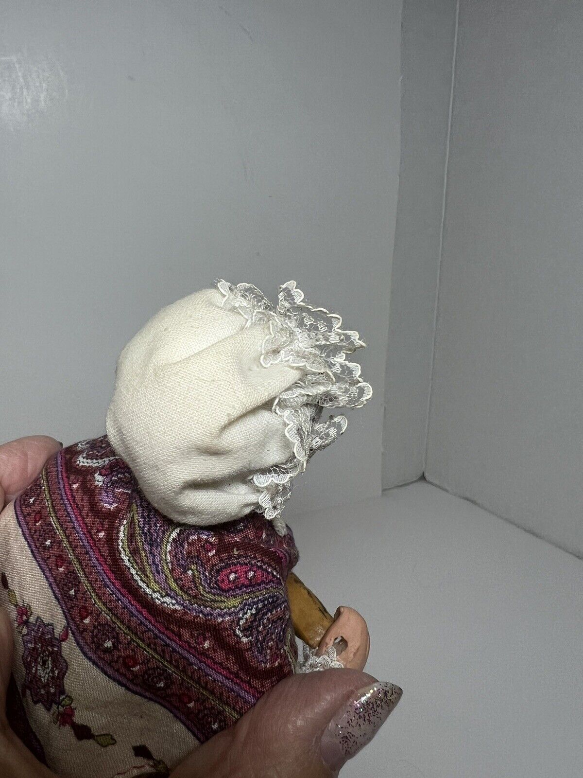 Bread Woman Doll 1800’s Clothing Look Grandma Abuela Handmade Vtg