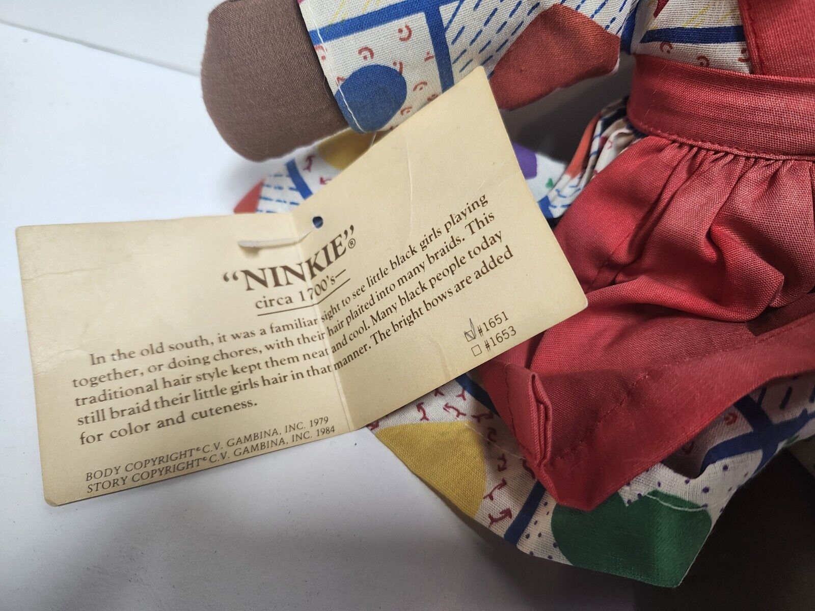 Gambia Nikkei Doll Circa 1700’s Vintage Doll