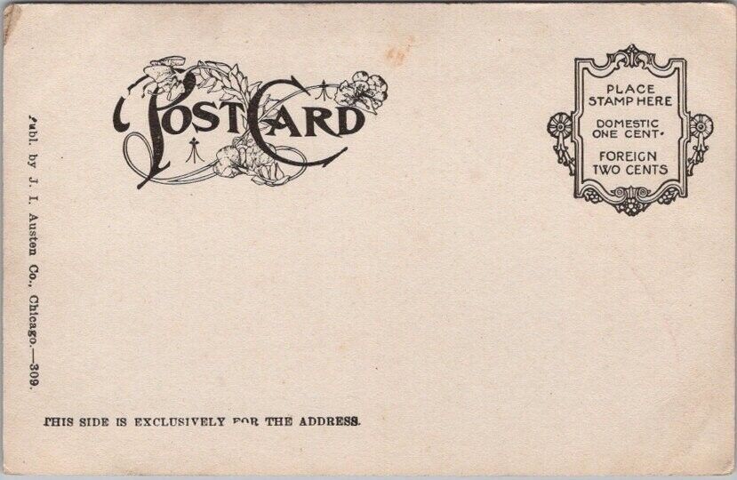 Vintage 1900s Comic Greetings Postcard Axe "Wouldn't That Kill You?" Unused